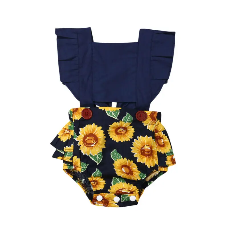 Боди для малышей Одежда новорожденных девочек комбинезон без рукавов с