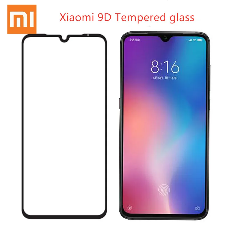 9D закаленное стекло для Xiaomi mi 8 lite A2 A1 Redmi Note 7 5 6 Pro 4X Защитная пленка экрана 6A 5A