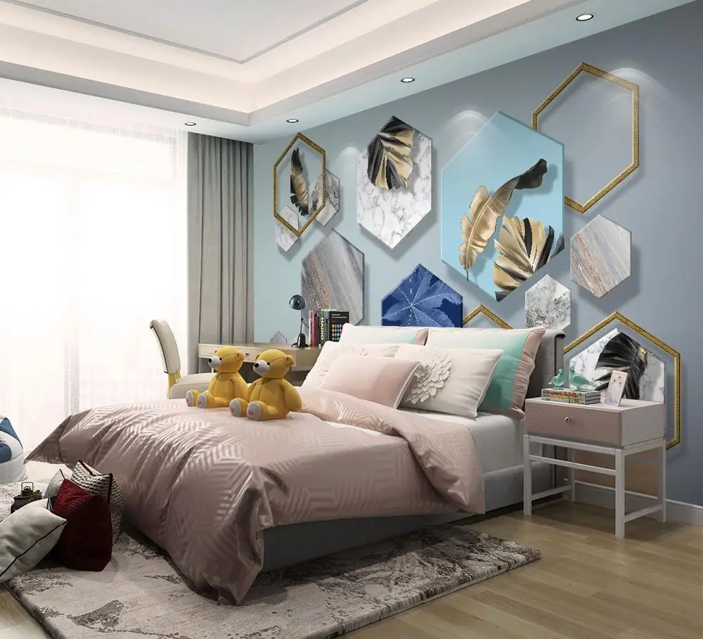 Пользовательские 3D Настенные обои для спальни фото фон настенные наклейки