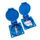 Водонепроницаемая розетка SCHUKO, промышленная водонепроницаемая розетка, медный контактный корпус, европейская розетка