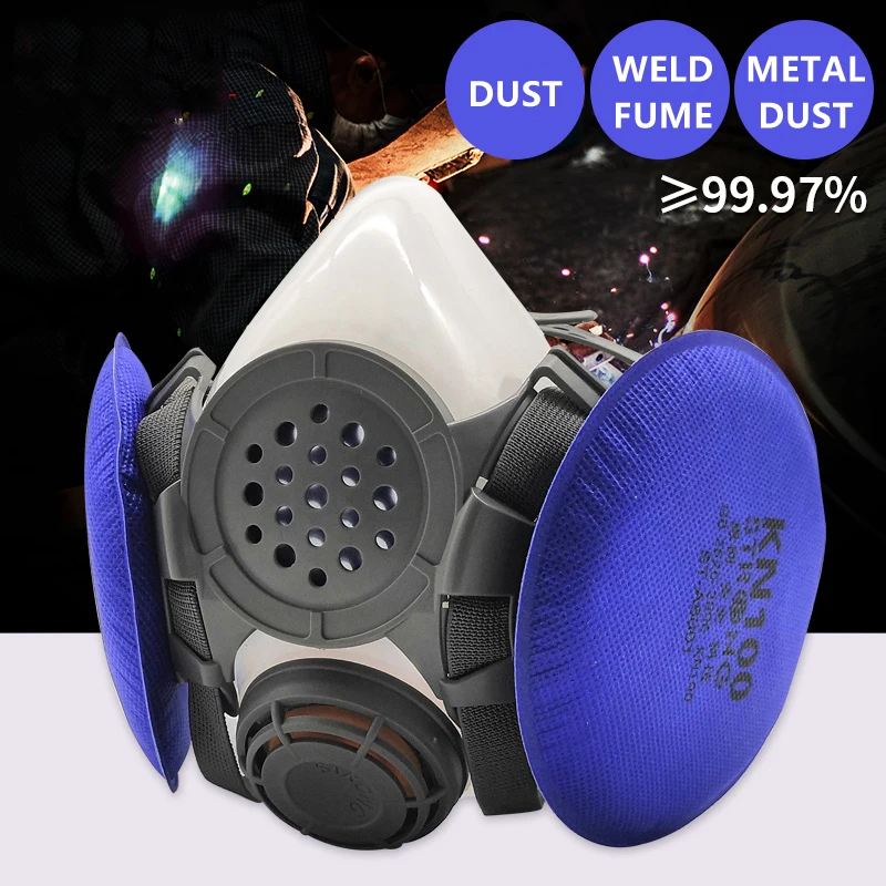 

Маска для сна, респиратор, защита от пыли и газа, полулицевая промышленная маска с химическим фильтром, строительные электрические маски дл...