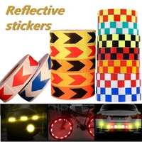 5cmx300cm reflective tape car sticker auto motorcycle safety warning mark self adhesive tape reflective film decal car styling