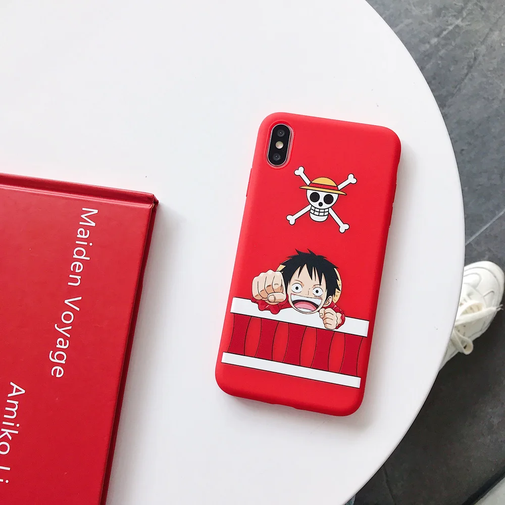 One piece Япония Аниме Луффи Tony Chopper ACE конфетный, TPU чехол для Apple iPhone 11 Pro 7 8 6 6S Plus X XS Max Xr мягкий чехол для телефона - Цвет: Monkey D. Luffy