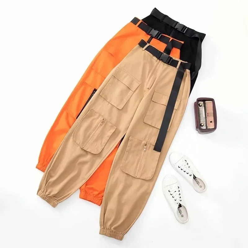 

Zaraes Bf Loose Women's Carrot Pant And Comfortable Multi-Pocket Street Overalls Were Thin Harlan Casual 2021