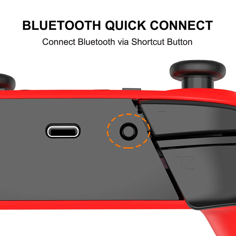 Беспроводной Bluetooth контроллер для Nintendo Switch Pro совместимый с переключателем ПК