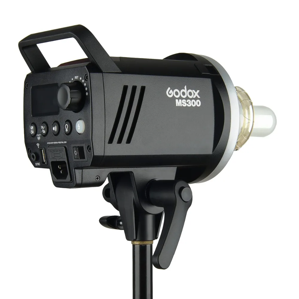 Godox MS300 600Ws 2x300 Ws Фотостудия вспышка светильник ing, софтбокс, 280 см светильник стенд, дверь сарая, триггер, вспышка встроенные приемники