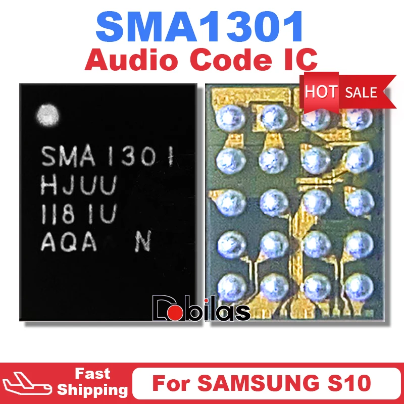 5Pcs SMA1301 Audio IC For SAMSUNG S10+ A10 A50 A305 Code BGA Codec Sound Chip Chipset | Мобильные телефоны и аксессуары