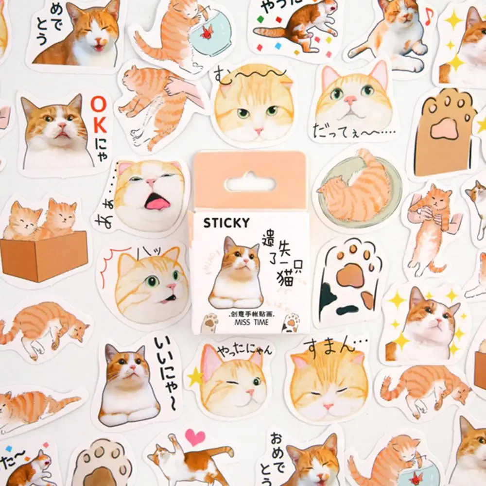 46 шт./кор. декоративная бумажная наклейка с листьями для дневника альбома