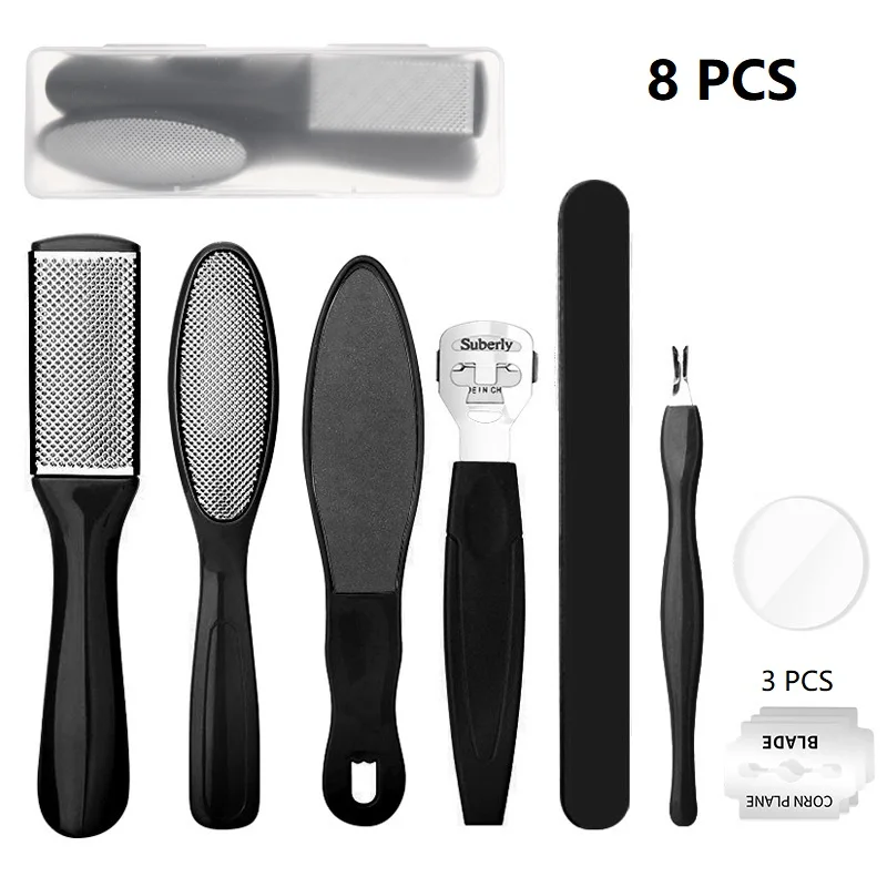 

Набор инструментов для педикюра, доска для ног, для подпиливания кожи ног и скребок для ног, набор для пилинга и педикюра