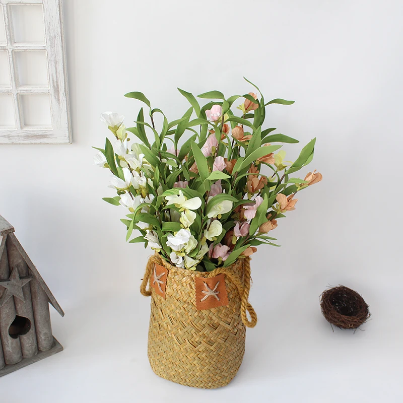 

3pcs Artificial Wildflower Spray Rustic Centerpiece Vase Filler Arrangement Flowers For Tabletop Farmhouse Decoration