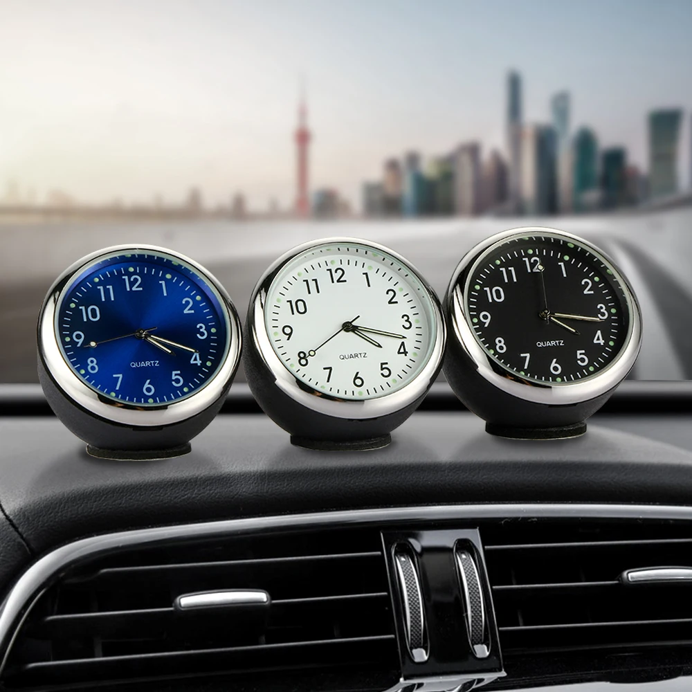 

Автомобильные часы с орнаментом, украшение автомобильных часов, внутренняя панель автомобиля, дисплей времени, цифровая указка, часы в авто...