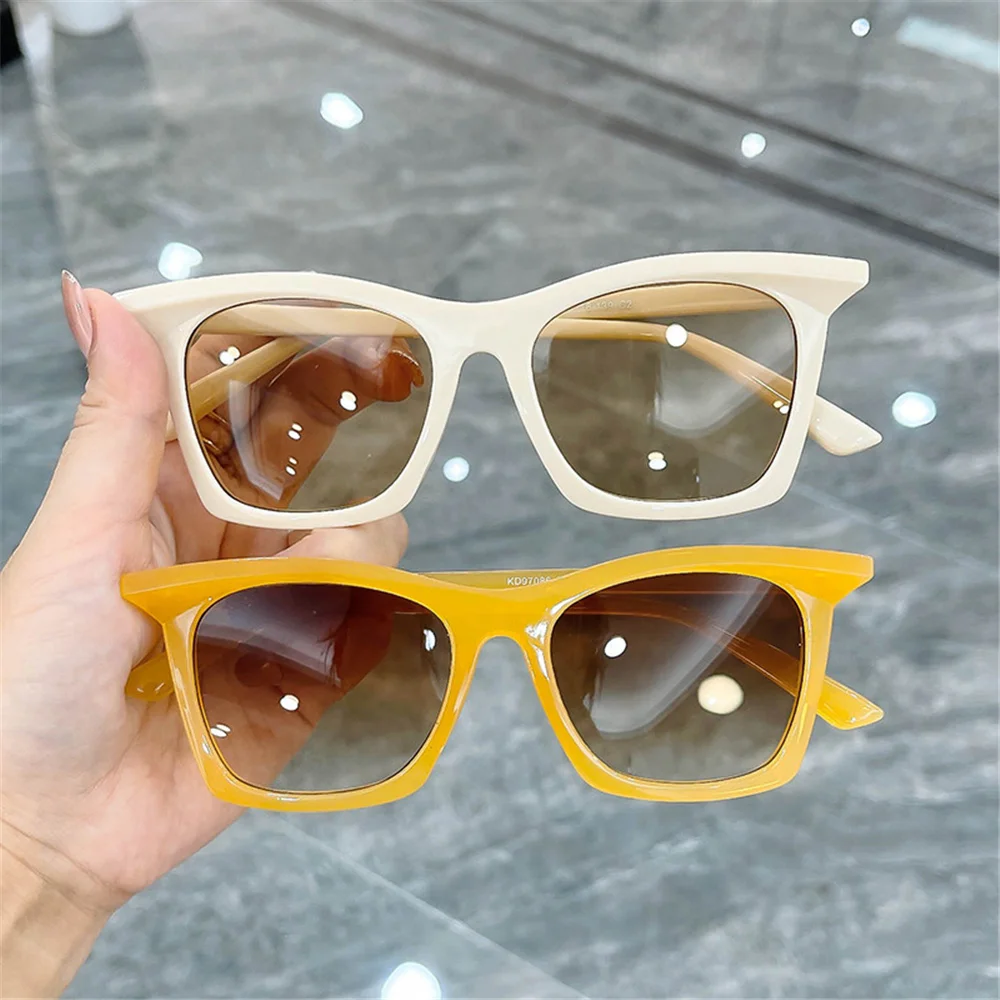 Cateye-gafas de sol de diseñador para mujer, anteojos de sol femeninos de Estilo Vintage Retro, con Oreja de Gato, 2021 UV400