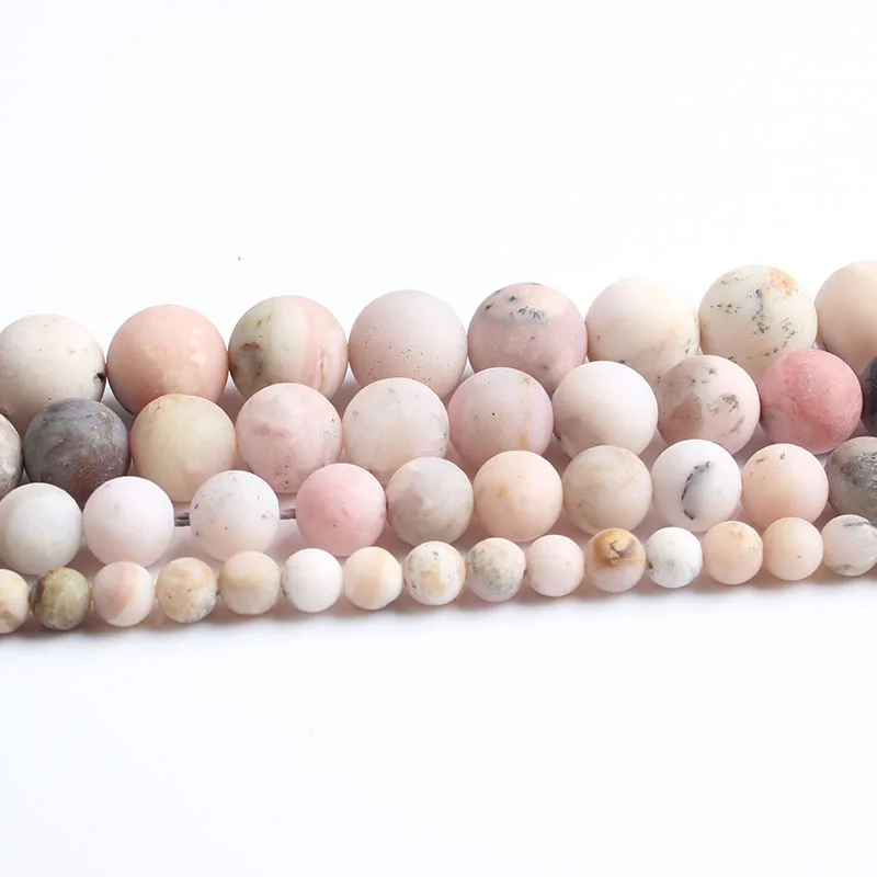 Натуральные ювелирные изделия LanLi 6/8/10/12 мм незакрепленные полированные розовые