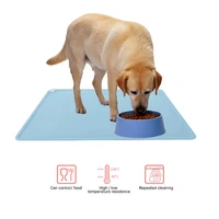 waterproof nonslip pad slower feeder mat for dog bowl drinking water pad dog feeding mat easy clean dog pet accessories