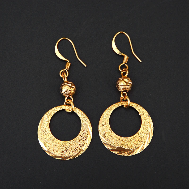 Женские серьги ручной работы золотого цвета в африканском стиле ювелирные