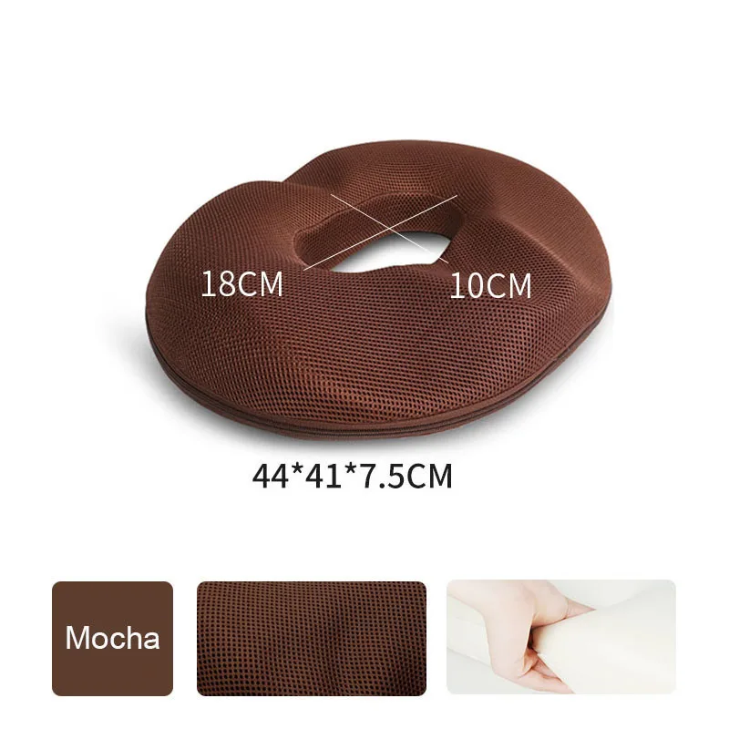 

Anti-hemorrhoid Memory Foam Seat Cushion slow rebound foam seat pillow Tail Bone Coccyx Pain Relief pad Home Car Office Cushion