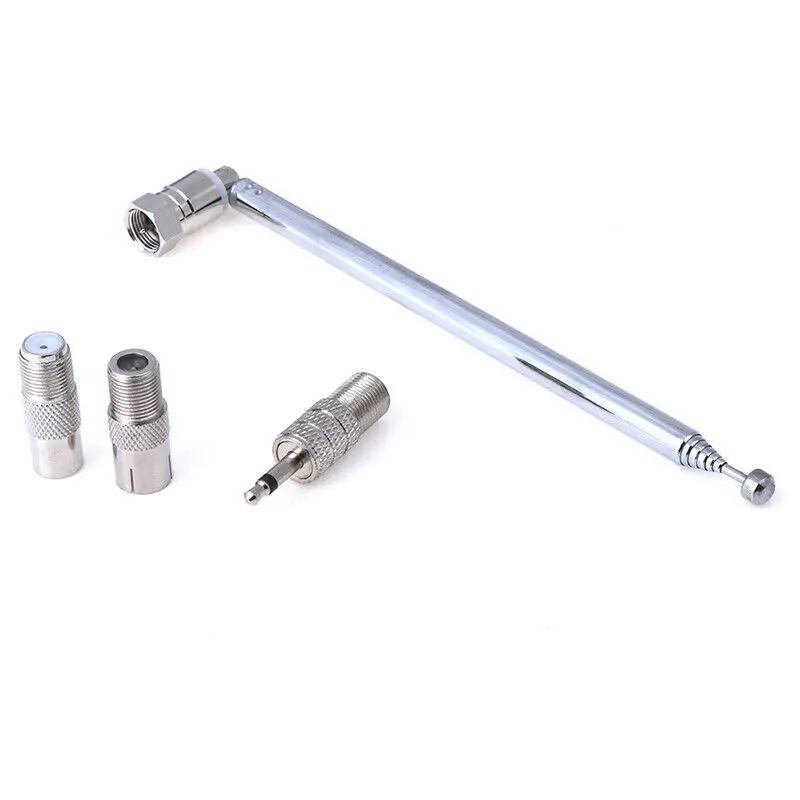 Телескопическая антенна расширитель 3 5 мм F 76 см 7 секций с адаптерами|Антенны для