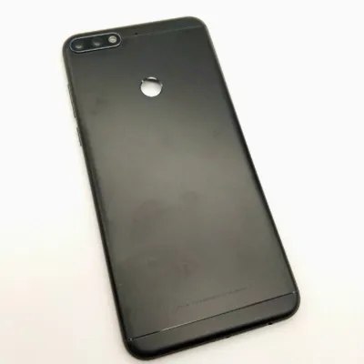 Black Battery Cover Для huawei honor 7C LND-AL30/honor 7c pro задняя крышка батарейного отсека Корпус задней части+ объектив камеры+ ЖК передняя панель - Цвет: Black Battery Cover