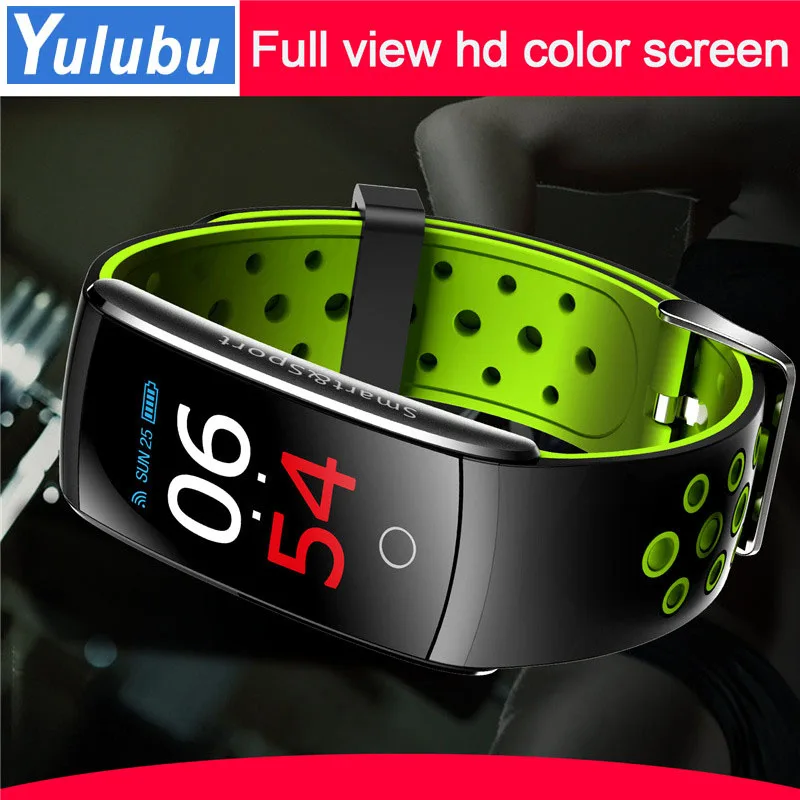 

Популярный классический смарт-браслет Q8S с цветным экраном, фитнес-трекер для измерения артериального давления, смарт-браслет с пульсометр...