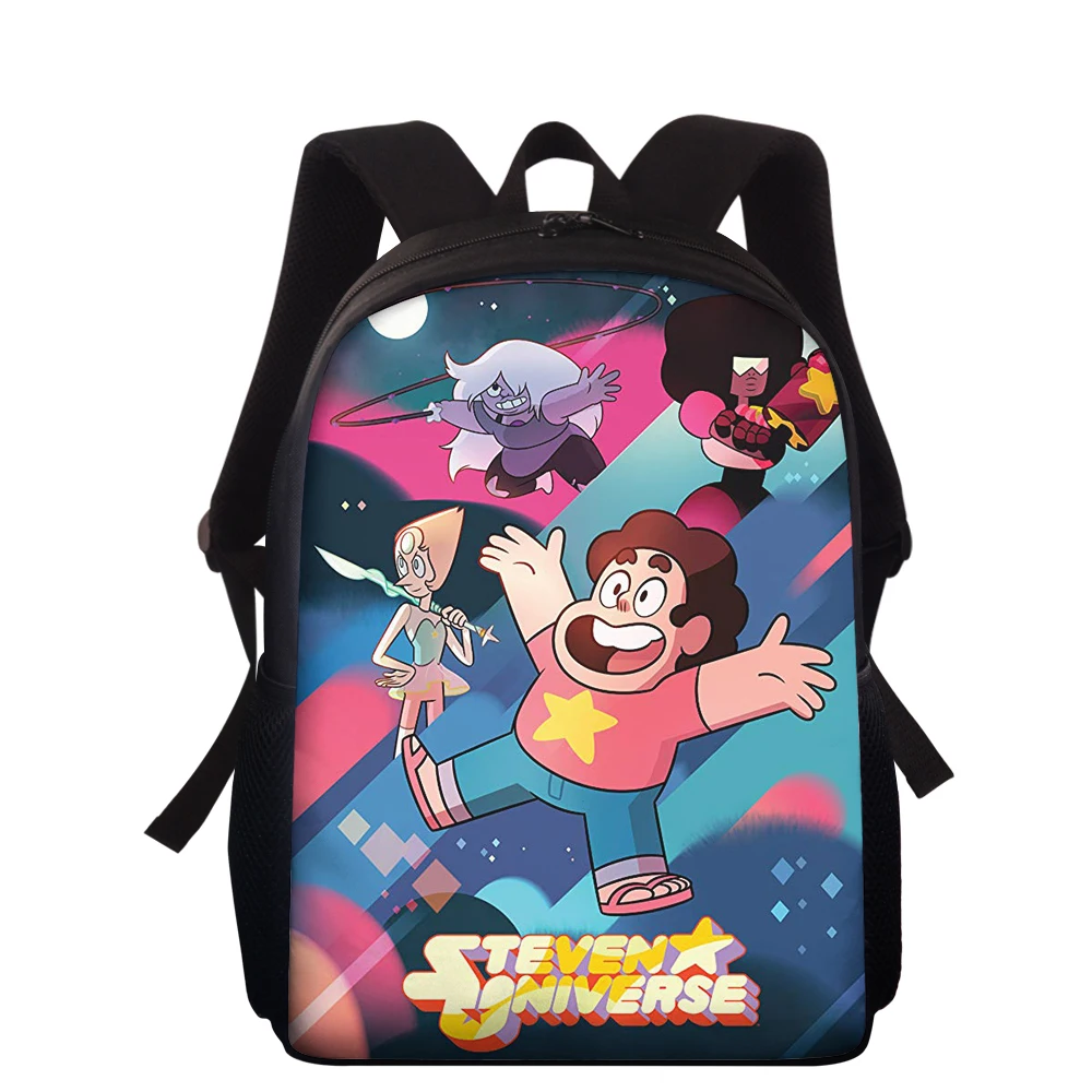 Детский рюкзак HALYUNASC, 15 дюймов, с принтами Стивен, Вселенная, детские школьные сумки, мультяшный Аниме Дизайн, школьные сумки
