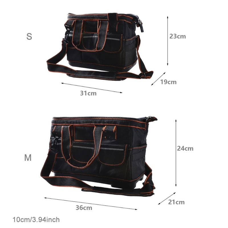 

Upgrade Tool Bag in Electrician Bag Oxford Waterproof Wear-Resistant Strong Tool Storage Toolkit