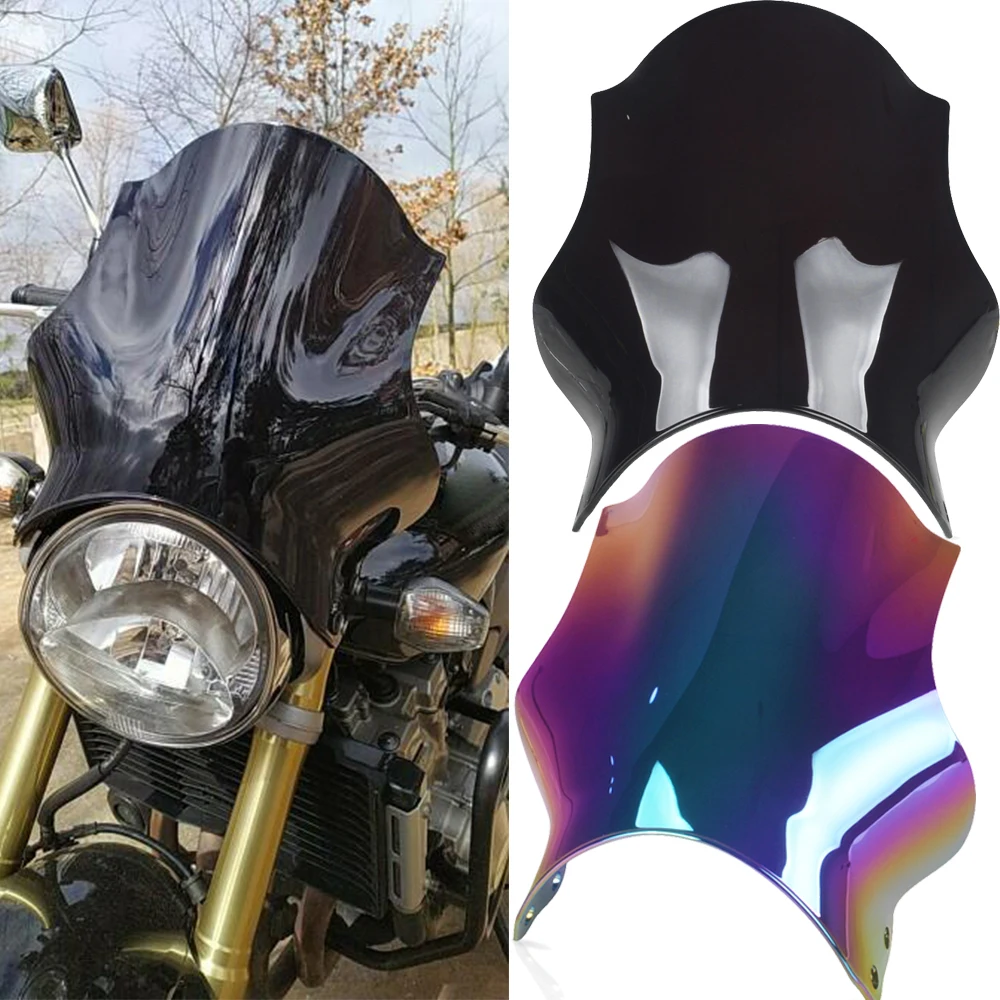 Защита ветрового стекла для мотоцикла Yamaha VMAX1200 V-MAX большой демон Honda CB400 CB600 CB750 CB900