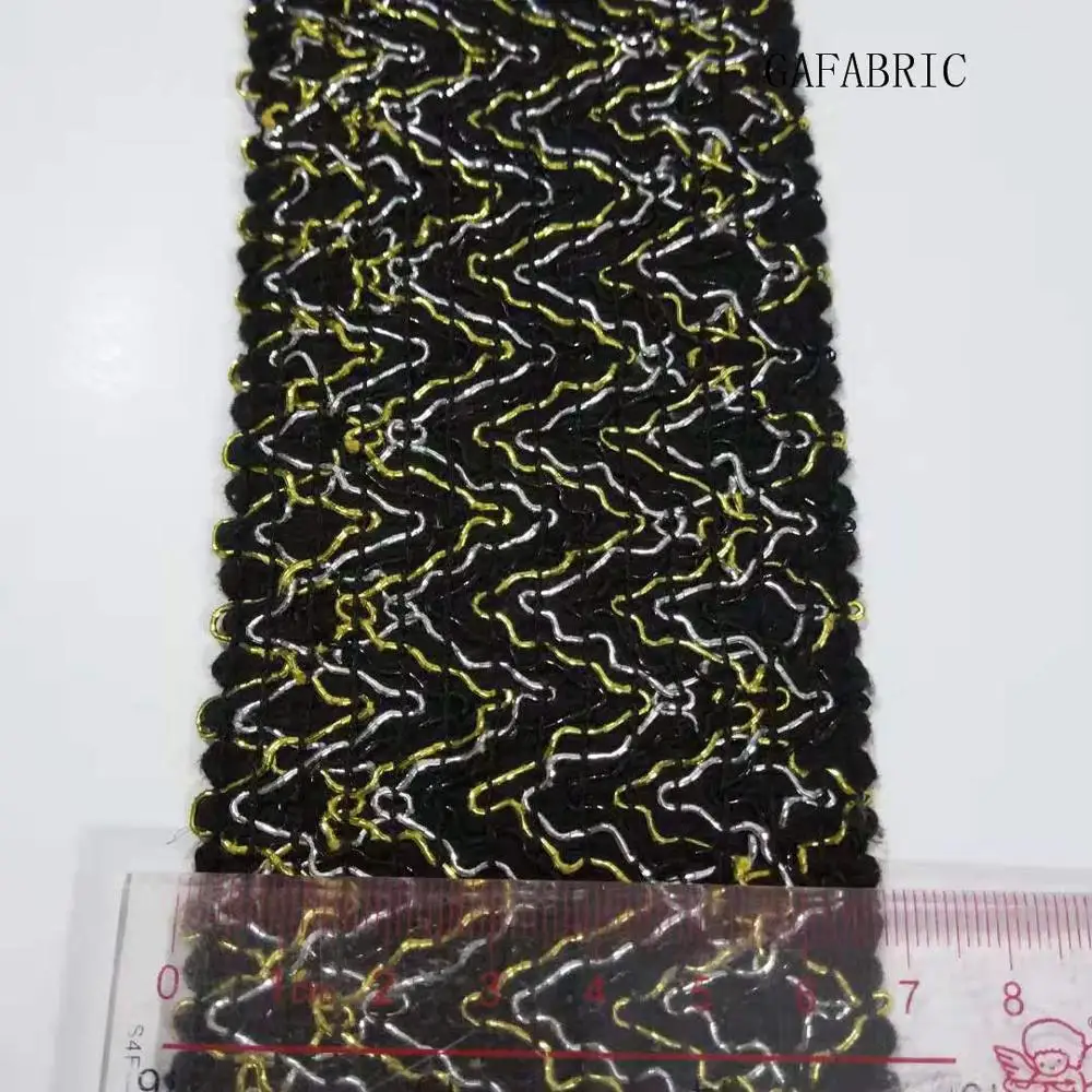 Пояс из латексной ткани шириной 6-7 см волнистая эластичная лента для шитья мешков