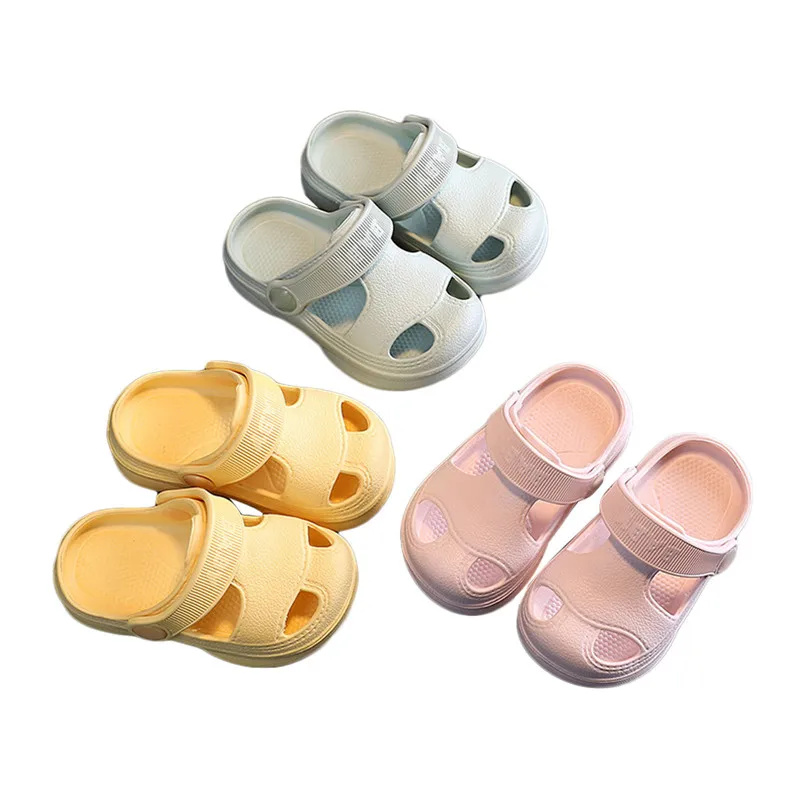 

1-5T Kid Baby Boy Girl Hole Shoes with Sweet Soft Bottom Non-slip, Summer Neutral Beach Accessory