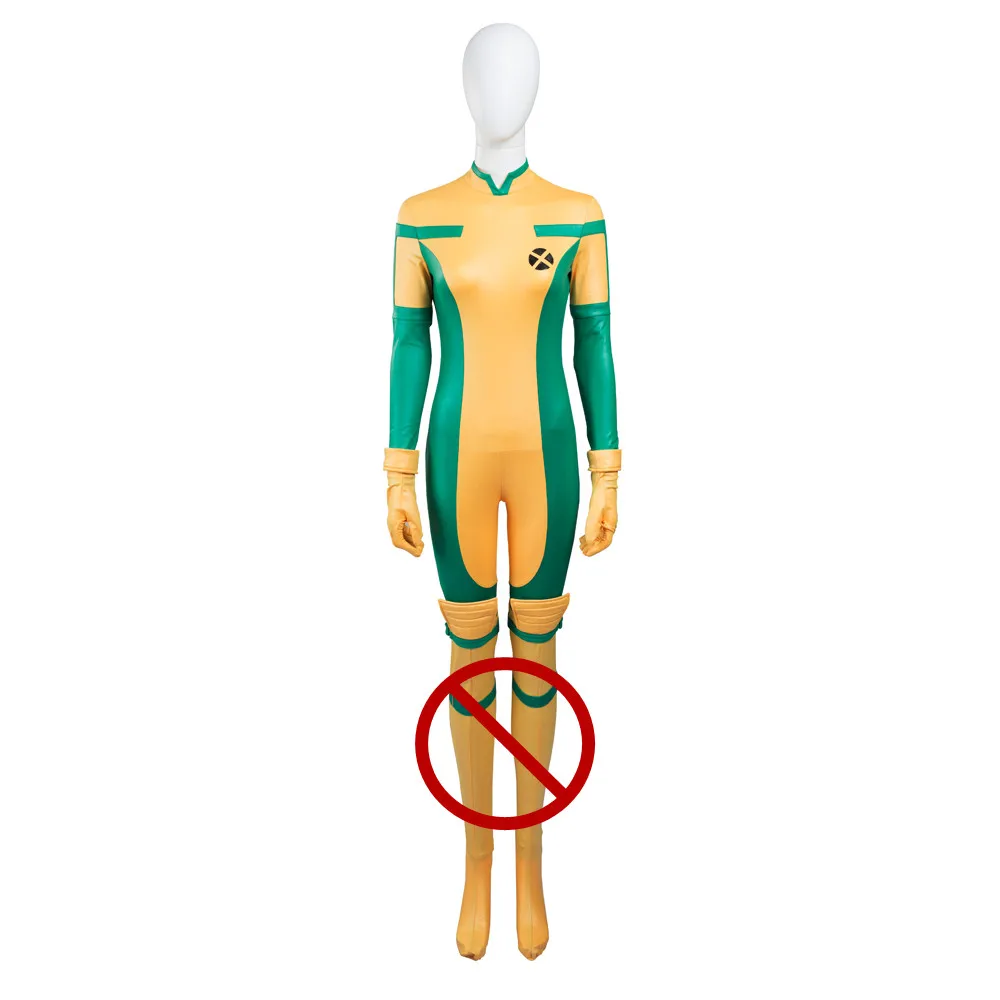 jumpsuit ManLuYunXiao X-men Rogue Mary, косплей, костюмы на Хэллоуин для женщин, супергерой, комбинезон, куртка,, на заказ - Цвет: jumpsuit