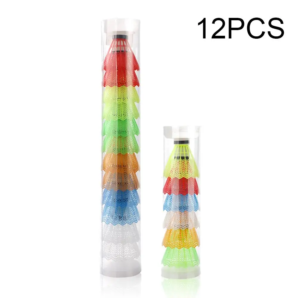 

Shuttlecock 12pcs Shuttlecock Balls Badminton Shuttlecocks Training Colorful Badminton Outdoor Game High Quality