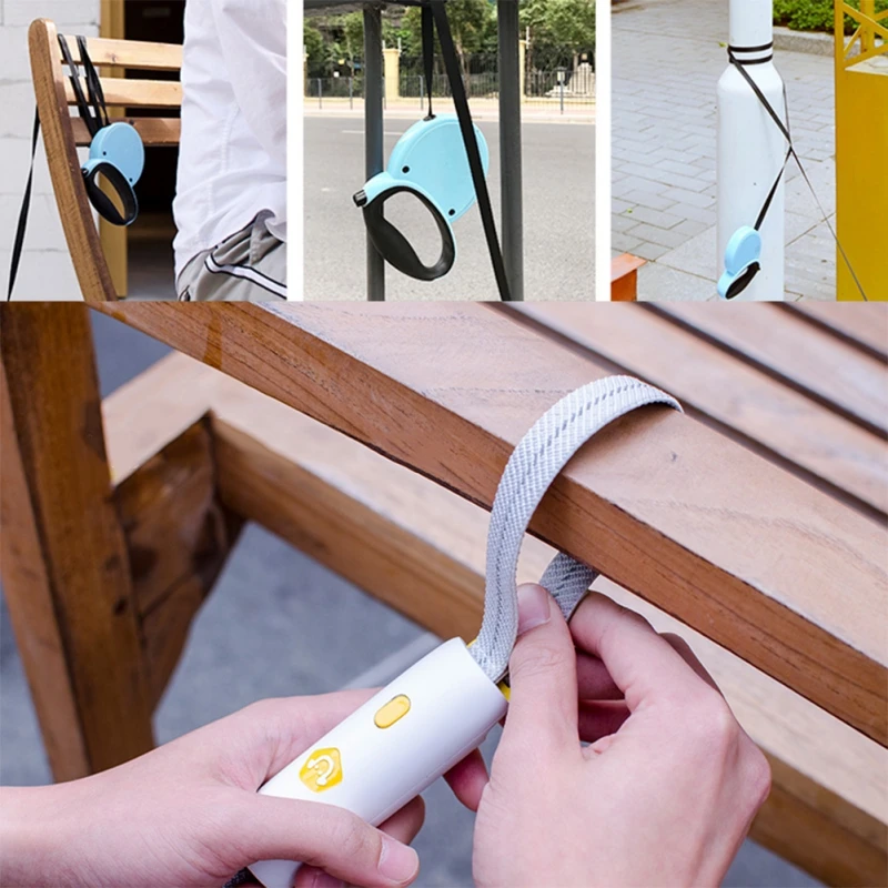 

Pet Dog Leash Small and Medium Large Dog Elastic Leash Hand Free Convenient Outdoor Tie dog Anti-lost Adjustable Traction Rope #