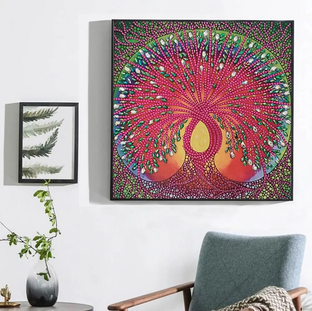 5D diamond painting Special Shaped peacock like Diamond Painting DIY Partial Drill Cross Stitch Kits Crystal алмазная вышивка32 |