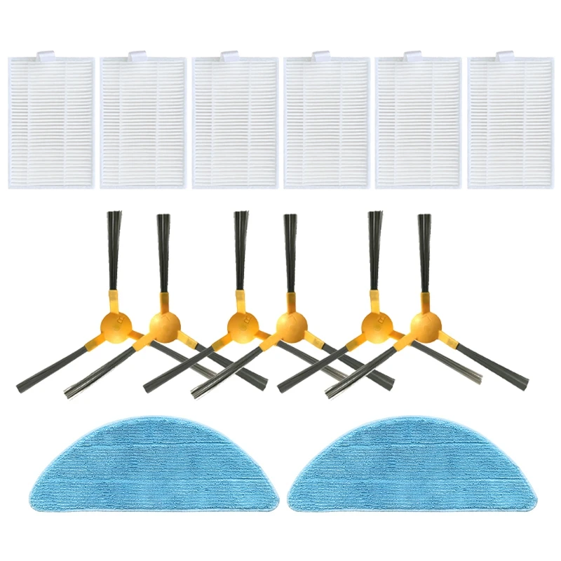 

HEPA фильтр, боковая щетка для MOOSOO RT30 RT40 RT50 R3 R4 робот набор аксессуаров для пылесосов Запчасти аксессуары