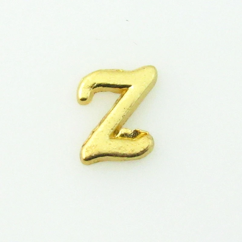 Буквы Плавающие амулеты для золота Z Алфавит подходят плавающие Жилая память