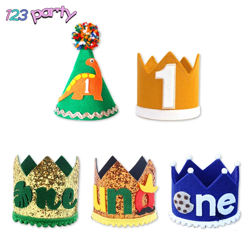 Украшение для детской шапки на день рождения украшение первого дня ребенка шапка
