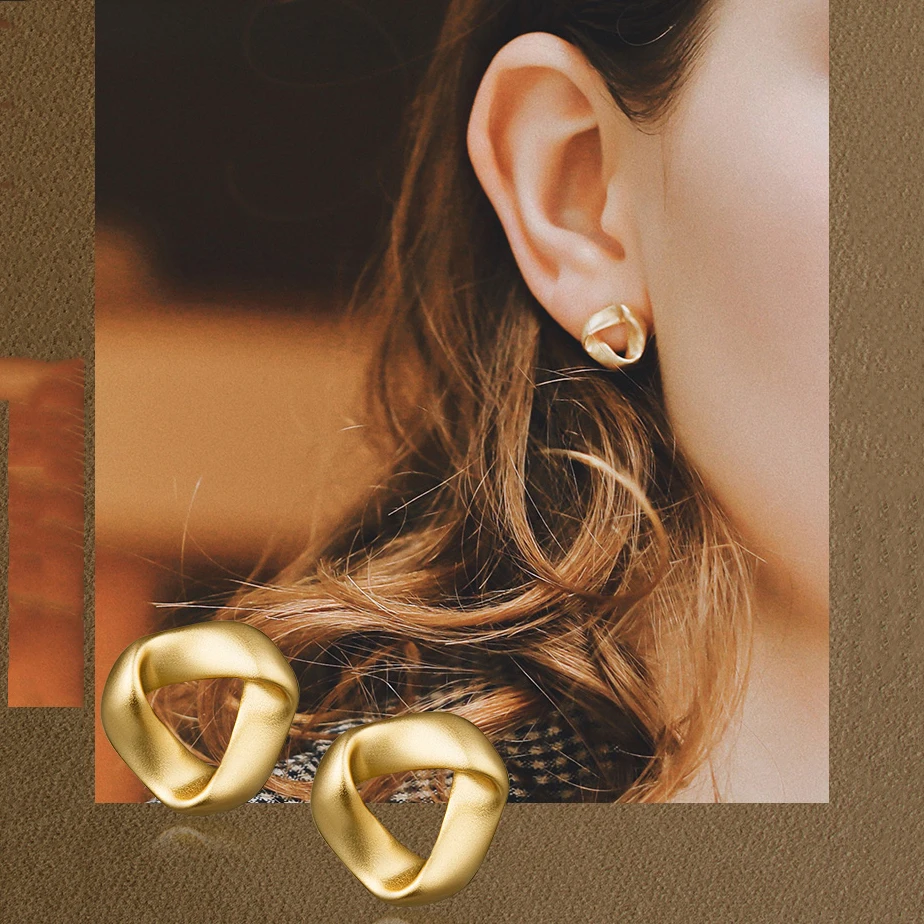 New Arrival Fashion Earrings for Woman Exaggerate Personality Metal Club Party Trendy Jewelry Accessories CEL2008 | Украшения и