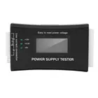 Тестер блока питания компьютера, ПК, тестер 2024 pin SATA HDD ATX BTX Meter LCD Горячая Распродажа, Прямая поставка