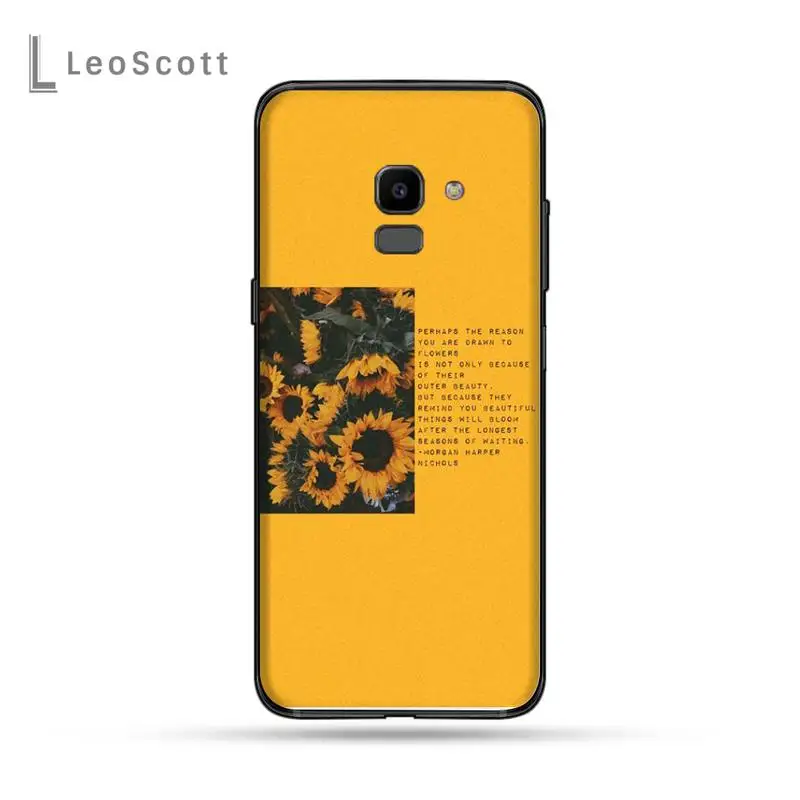 

Daisy Sunflower Floral Phone Case For Samsung Galaxy J2 J4 J5 J6 J7 J8 2016 2017 2018 Prime Pro plus Neo duo