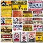 Предупреждение ительная металлическая табличка не курить Жестяная Табличка без парковки металлическая табличка винтажная потертая настенная жестяная наклейка для общественных мест металлический декор