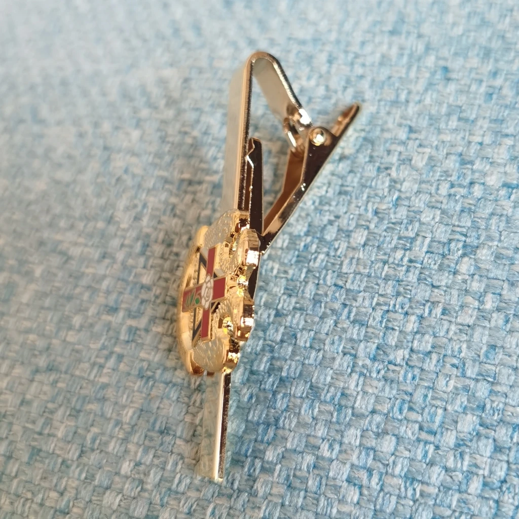 Masonic модный мужской шейный шотландский РИТ Роза крест 32 градуса зажим для