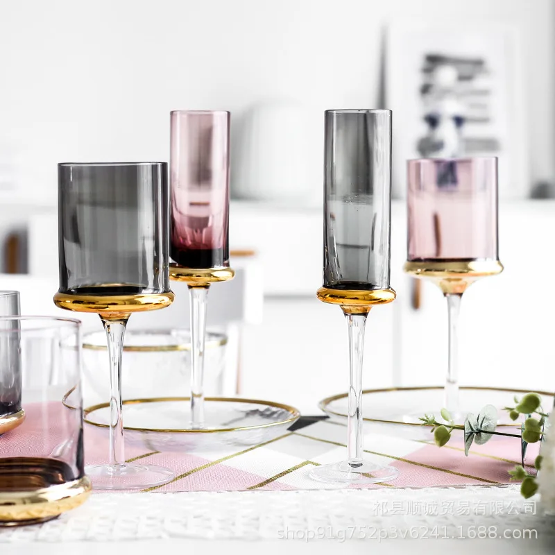 Набор из 2 х высокого качества прозрачный бокал для вина вечерние Клубные Кубок