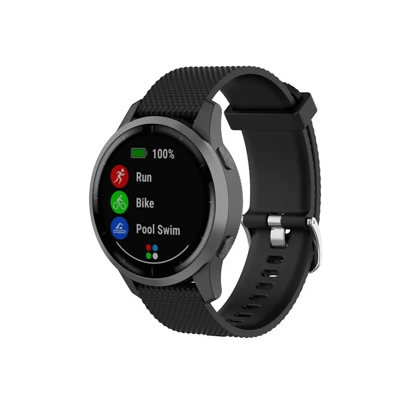 22 мм спортивный силиконовый ремешок для Garmin Vivoactive 4 Смарт-часы ремешок для Vivoactive 3 сменный Браслет аксессуары