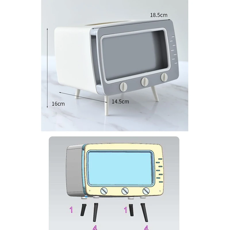 

Tissue Box Mobile Phone Storage Multifunctional Creative Paper Pumping Tissue Holder Car Tissue Boxes