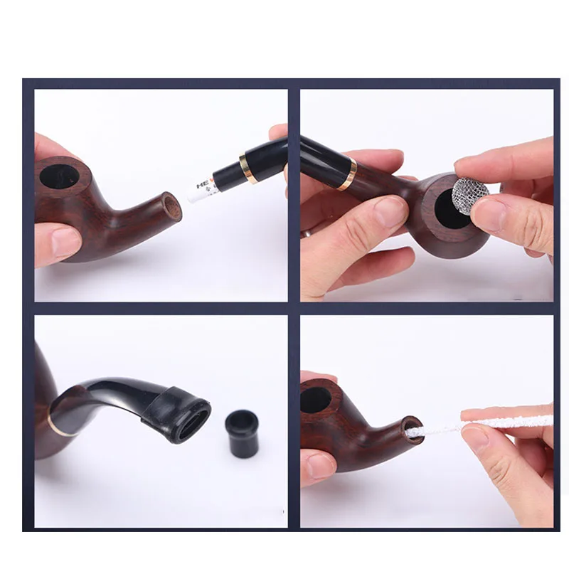 В виде курительной трубки 9 мм Фильтры трубы сетка для горения инструменты чистки