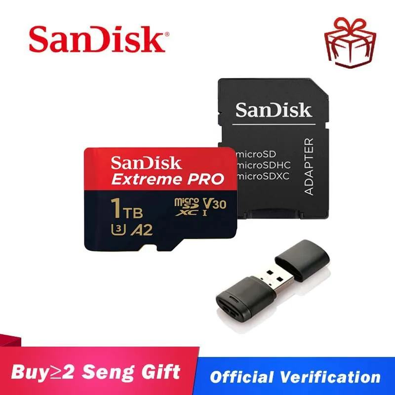 

Карта памяти Sandisk Micro SD Extreme Pro до 170, МБ/с., A2 V30, U3, 64 ГБ, 128 ГБ
