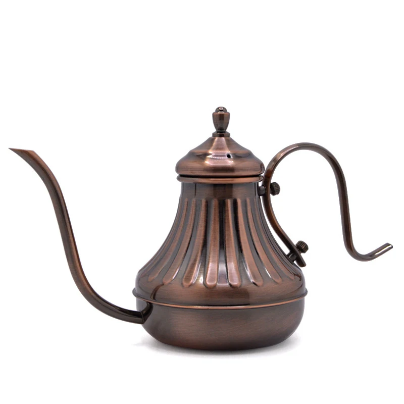 420 мл чайник для кофе из нержавеющей стали залейте гусиную шею ручной капельный с