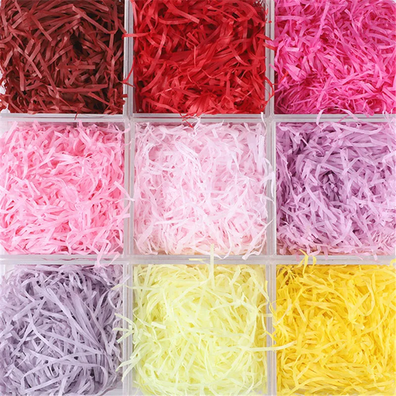10 г DIY бумажная рафия измельченная бумага конфетти Подарочная коробка