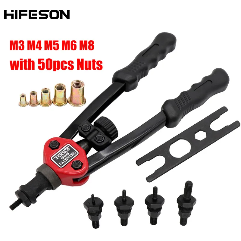 12 ''ручной заклепки с резьбой гайка пневматический пистолет для контроля