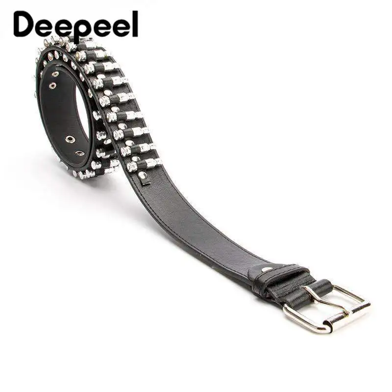 Deepeel 1 шт. 3 8 см * 110 ремень из искусственной кожи в стиле панк пластиковые украшения