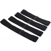 new elastic band wide belts simple down coat waist belt female buckle black strap dress decoration accessories